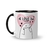 Caneca Cerâmica Flork - "Ai Lóvi Iu" (Eu Te Amo) 325ml - Square Presentes