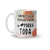Caneca Cerâmica Profissões - Empresária, Patroa e Dona da #Porra Toda 325ml