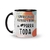 Caneca Cerâmica Profissões - Empresária, Patroa e Dona da #Porra Toda 325ml