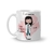 Caneca Cerâmica Profissões Enfermagem / Enfermeira Personalizada com Nome 325ml