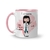 Caneca Cerâmica Profissões Enfermagem / Enfermeira Personalizada com Nome 325ml