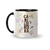 Caneca Cerâmica Profissões Cabeleireira Color 325ml - Square Presentes