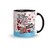 Caneca Cerâmica Juntinhos Eu e Você - Amo nossas Noites de Filmes e Risadas 325ml - loja online