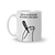 Caneca Cerâmica Flork Gosto de resolver as coisas com Calma 325ml
