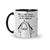 Caneca Cerâmica Flork Mas eu Não Tenho um Minuto de Paz nesse Caralho 325ml