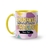 Caneca Cerâmica Profissões Flork Administração / Administradora - Vixi Personalizada com Nome 325ml - Square Presentes