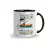 Caneca Cerâmica Flork Pai - Nascido para Pescar, Forçado a Trabalhar 325ml - loja online