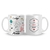 Imagem do Caneca Cerâmica Contigo vou Até ao Fim do Mundo Eu Amo Você! 325ml