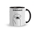 Caneca Cerâmica Flork Profissões Dentista - Odontologia, Arrancando Sorrisos 325ml - comprar online