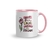 Caneca Cerâmica Vista-se de Si e Brilhe - Você fica Linda Vestida de Felicidade 325ml - comprar online
