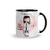Caneca Cerâmica Profissões Enfermagem / Enfermeira Personalizada com Nome 325ml - loja online