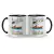 Imagem do Caneca Cerâmica Flork Pai - Nascido para Pescar, Forçado a Trabalhar 325ml