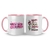 Caneca Cerâmica Vista-se de Si e Brilhe - Você fica Linda Vestida de Felicidade 325ml na internet