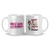 Imagem do Caneca Cerâmica Vista-se de Si e Brilhe - Você fica Linda Vestida de Felicidade 325ml