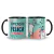 Imagem do Caneca Cerâmica Flork Profissões Educação Física Personalizada com Nome 325ml