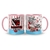 Caneca Cerâmica Juntinhos Eu e Você - Amo nossas Noites de Filmes e Risadas 325ml na internet