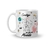 Caneca Cerâmica Contigo vou Até ao Fim do Mundo Eu Amo Você! 325ml - Square Presentes