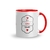 Caneca Cerâmica Contigo vou Até ao Fim do Mundo Eu Amo Você! 325ml - loja online