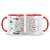 Imagem do Caneca Cerâmica Contigo vou Até ao Fim do Mundo Eu Amo Você! 325ml
