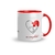 Caneca Cerâmica A Gente Se Completa 325ml - comprar online