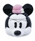 Caneca Porcelana Rosto Minnie Mouse Cartoon com Tampa 350ml Disney - Square Presentes