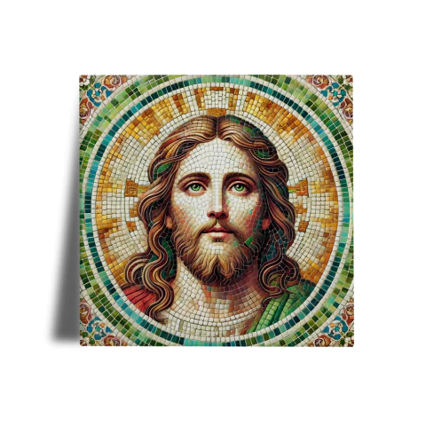 Azulejo Decorativo Religioso Jesus Cristo Mosaico - comprar online