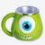 Caneca Formato Mike Wazowski 250ml Monstros SA - Disney Pixar - 10024215