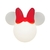 Imagem do Luminária de Mesa Disney Minnie Mouse Clean Laço com Lâmpada de Led de Brinde
