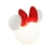 Luminária de Mesa Disney Minnie Mouse Clean Laço com Lâmpada de Led de Brinde