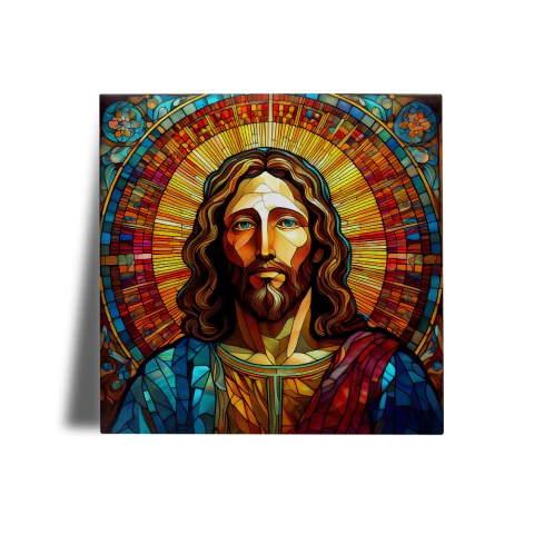Azulejo Decorativo Religioso Jesus Cristo Mosaico - comprar online
