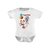 Body Infantil Natalino / Natal - Papai Noel Caprichou no Presente dos Meus Papais Este Ano, Eu