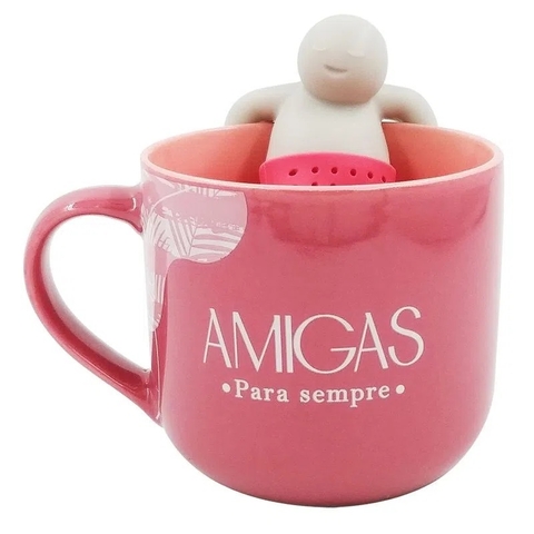 Caneca com Infusor Amigas Para Sempre - 10024967