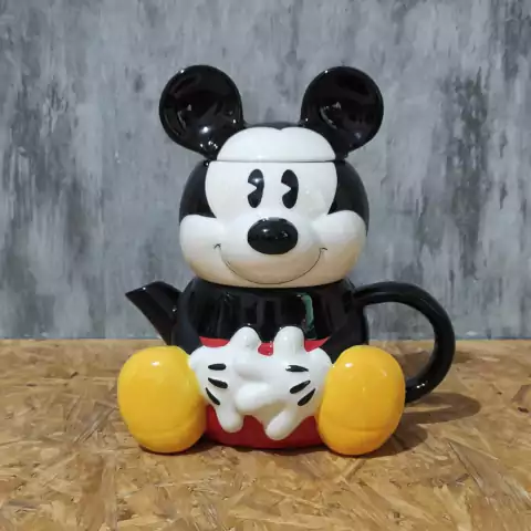 Conjunto Bule 720ml e Caneca 210ml Mickey Mouse - Disney