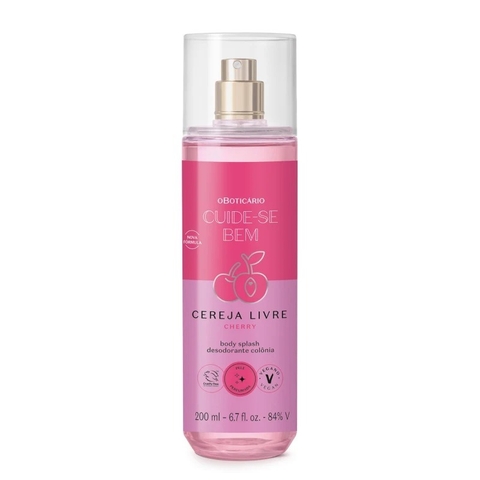 Body Splash Desodorante Colônia Cuide-se Bem Cereja Livre 200ml - Boticário - comprar online