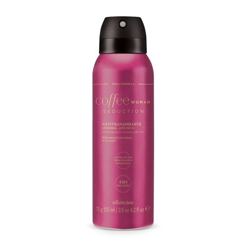 Desodorante Antitranspirante Aerosol Coffee Woman Seduction 75g/125ml - comprar online