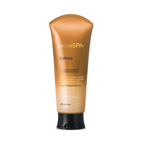 Loção Hidratante Corporal Antioxidante FPS 15 Nativa SPA Quinoa 200ml O Boticario - comprar online
