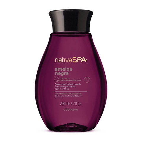 Óleo Hidratante Corporal Nativa SPA Ameixa Negra 200ml O Boticário - comprar online