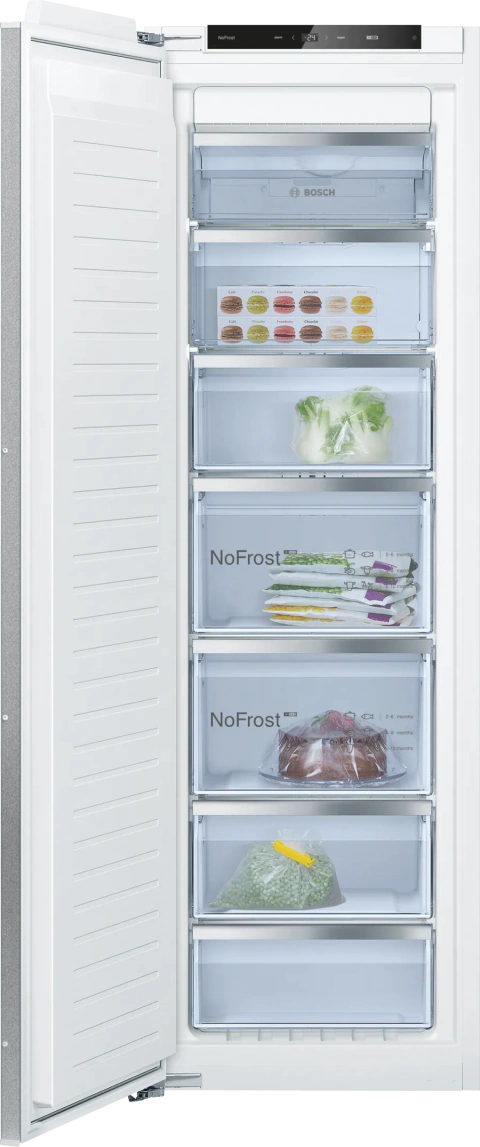 Bosch Freezer Integrable, Cajon Big Box, Alarma Puerta Abierta, Multi Sensor, Puerta reversible GIN81ACE0 - comprar online