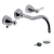 FV Margot Lever Juego para lavatorio 0203/62L-CR