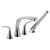 FV Alesia Lever Juego para bañera hidromasaje 0213/49L-CR
