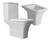 Combo Inodoro Largo Deposito Bidet Ferrum Milena