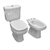 Combo Roca Monaco Inod Largo + Depos Apoyo + Bidet