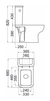 Ferrum Trento Combo 3 Inodoro Largo-Depósito Dual-Bidet - comprar online