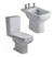 Ferrum Trento Combo 3 Inodoro Largo-Depósito Dual-Bidet