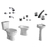 Combo Ferrum Andina Inodoro Largo Depósito Bidet + Fv Arizona - comprar online