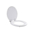 Tapa Asiento Inodoro Derpla Tauro Blanco Herraje Nylon
