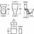 Combo Roca Monaco Inod Largo + Depos Apoyo + Bidet - ANACLETO GROUP S.A.