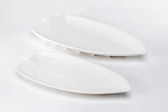 Fuente de porcelana de hoja grande - comprar online