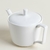 TETERA CONICA DE CERAMICA BLANCA 12,5 X 11 CM - comprar online