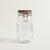 FRASCO HERMETICO CIERRE COBRE TAPA MADERA OLD FASHION 1500ML